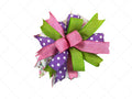 Bow| Hummingbird Bow | Pink, Green, Purple Floral Wreath Decor