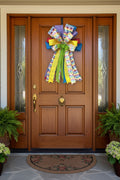Rainbow Ribbon Bow | Birthday Party, Door Decor, Wreath Accent
