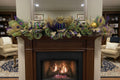 Mardi Gras garland , Purple Green Gold Mantel Swag, Carnival Table Arrangement, New Orleans Decor