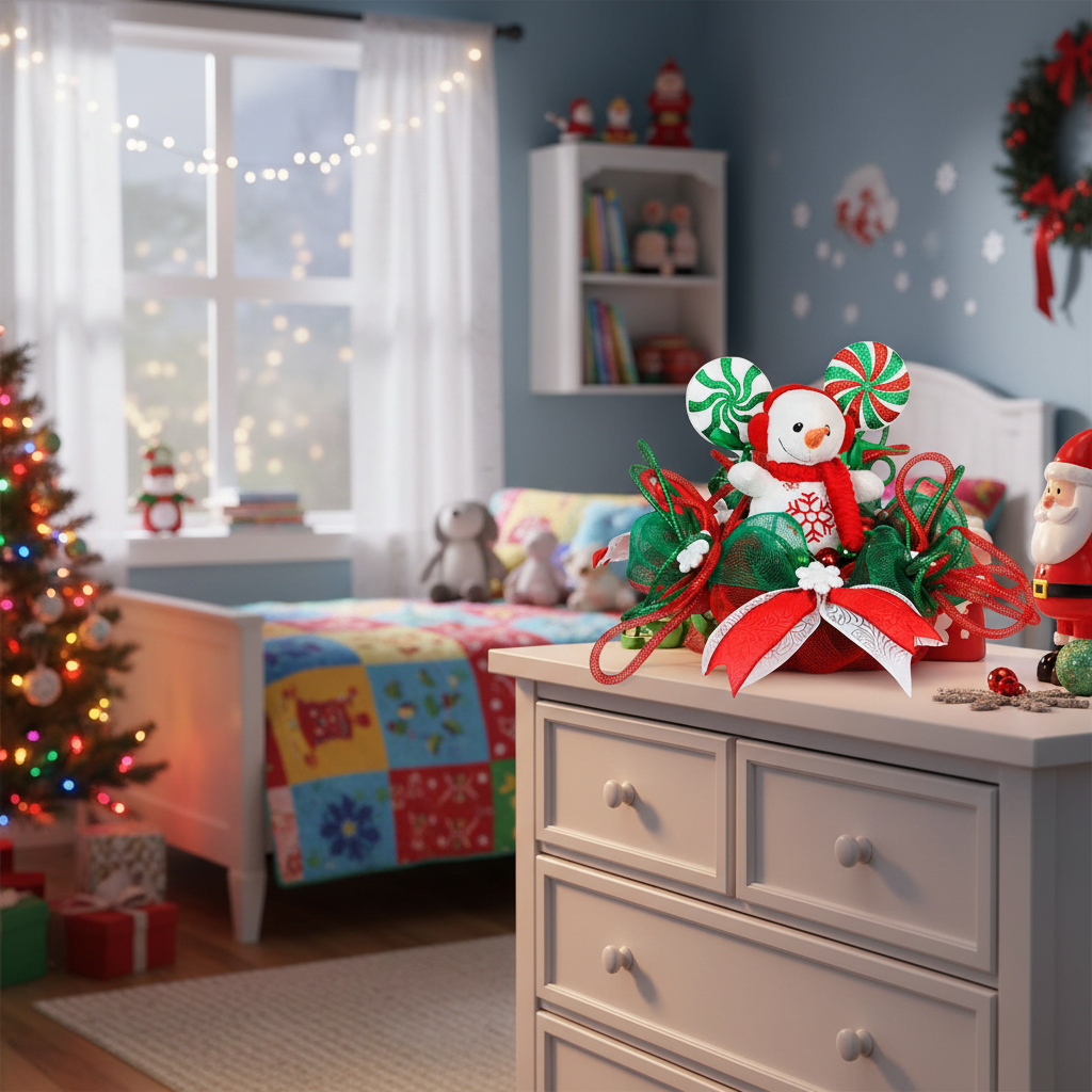 Snowman Centerpiece | Holiday Lollipop Table Decoration