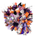 Halloween Wreath| Ghosts, Pumpkins, Bows | Spooky Front Door Decor