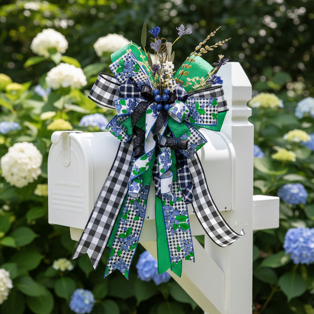 Blueberry Door Decor | Green Plaid & Gingham Decor