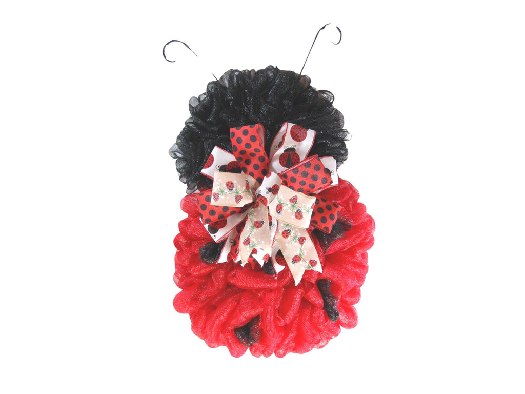 Ladybug | Red & Black Mesh | Porch Decor | Childs Room Decor